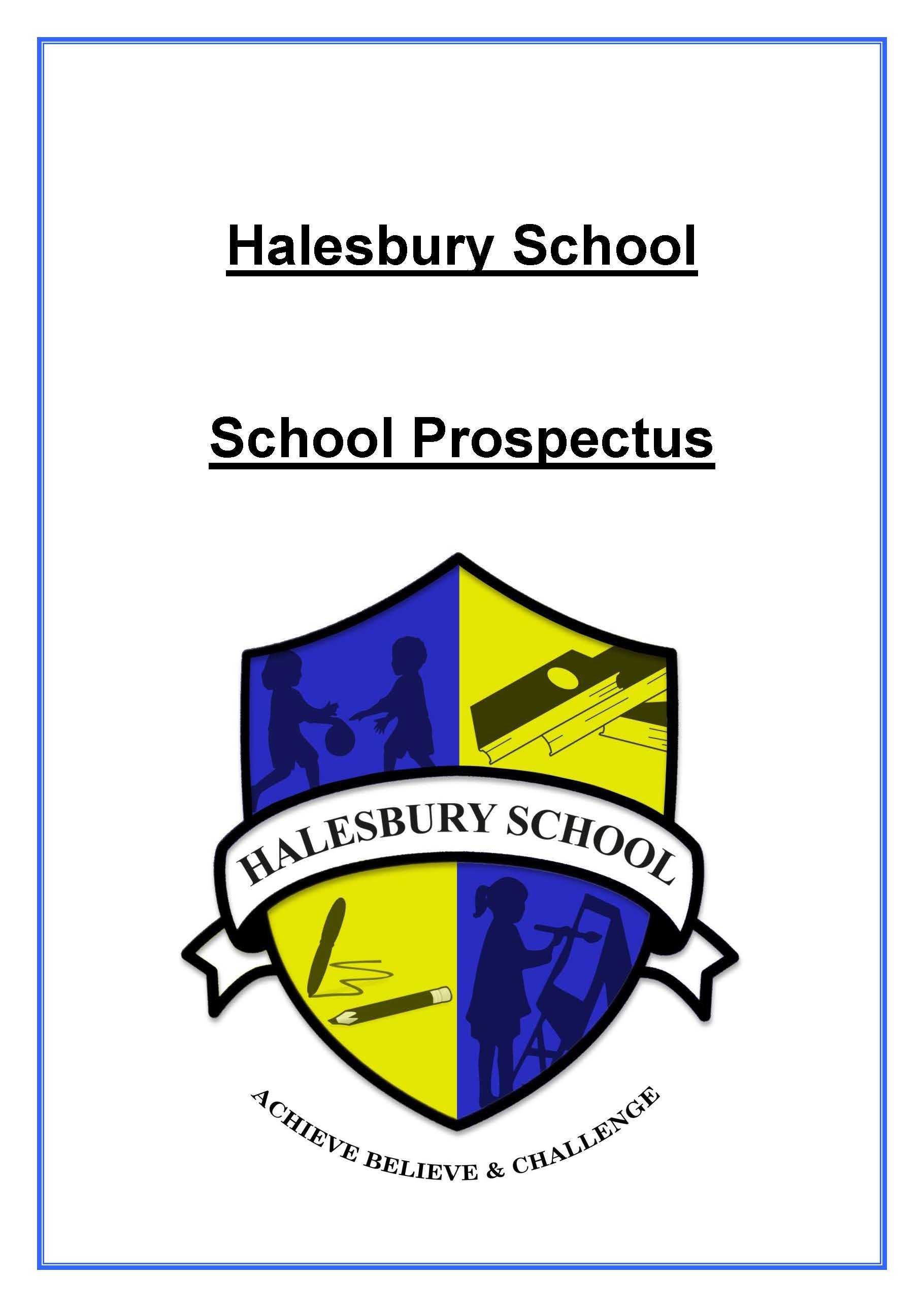 Halesbury School Prospectus 20-21